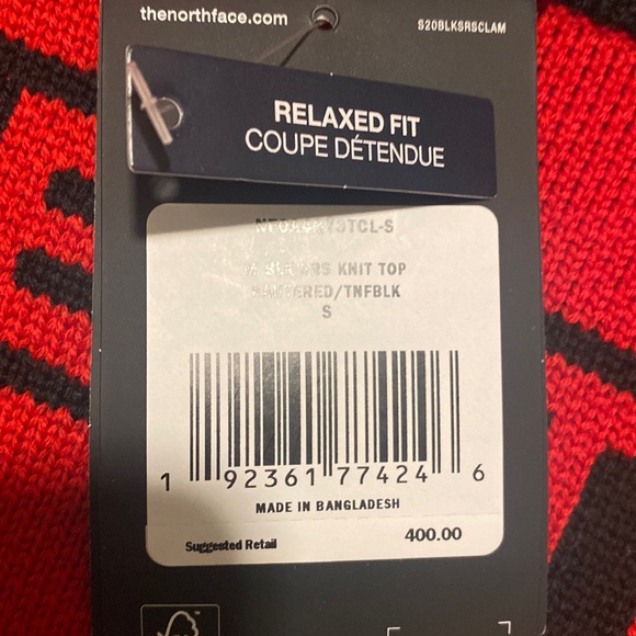 The North Face Black Series Knit Wool Hautered Men's Top - Picture 1 of 3